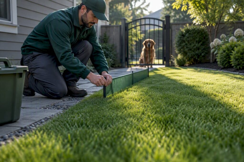 Dog kept away from treated Calgary lawn