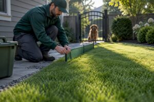 Dog kept away from treated Calgary lawn