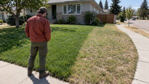 Calgary lawn comparing fescue and ryegrass